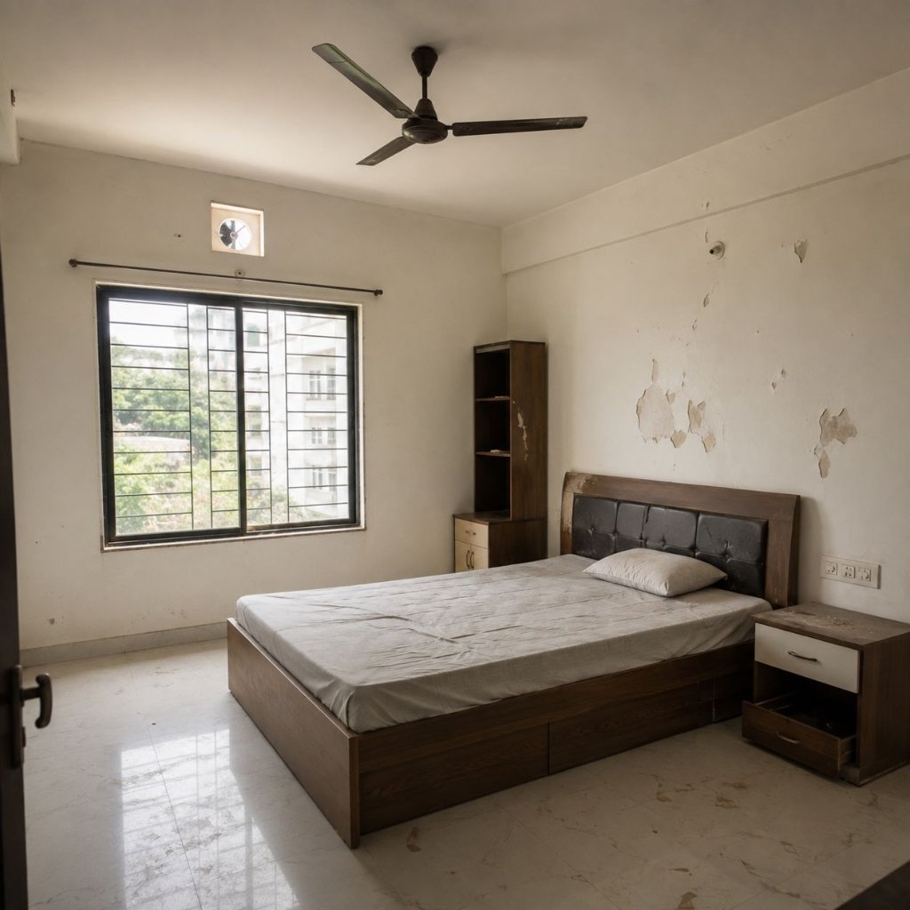 Bedroom Before Renovation