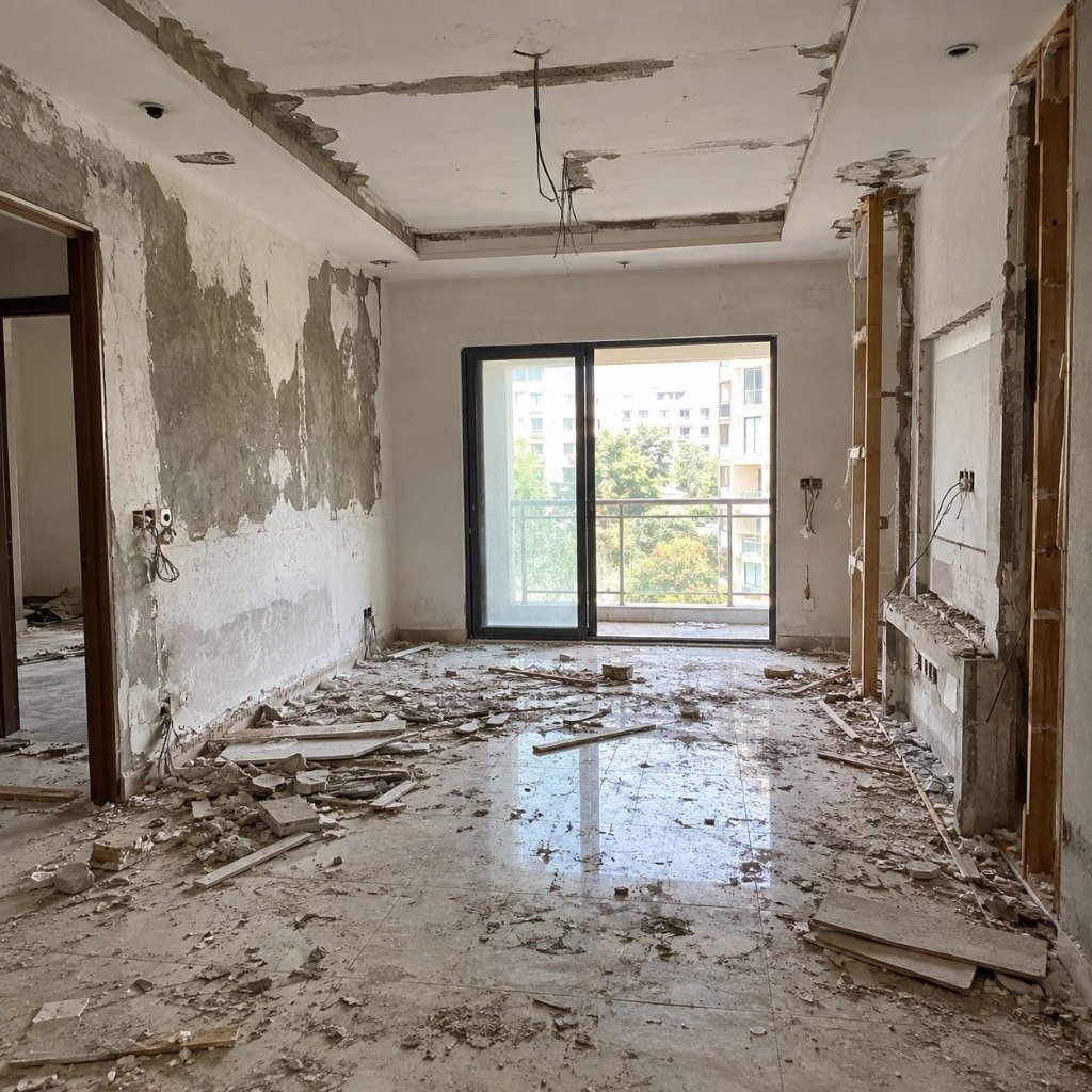 Living Room Before Renovation
