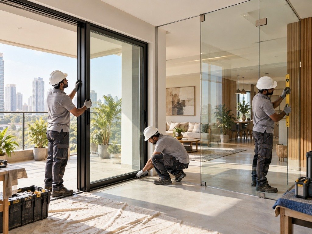 Doors, Windows, Glass and Metal Work
