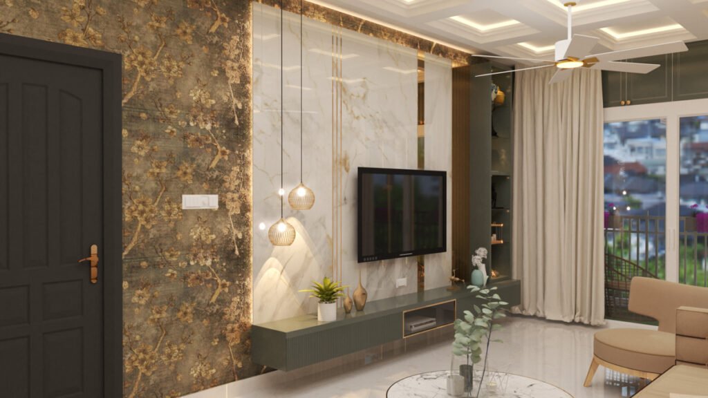 Mangalam Ecstasy- 4BHK -Living Interiors