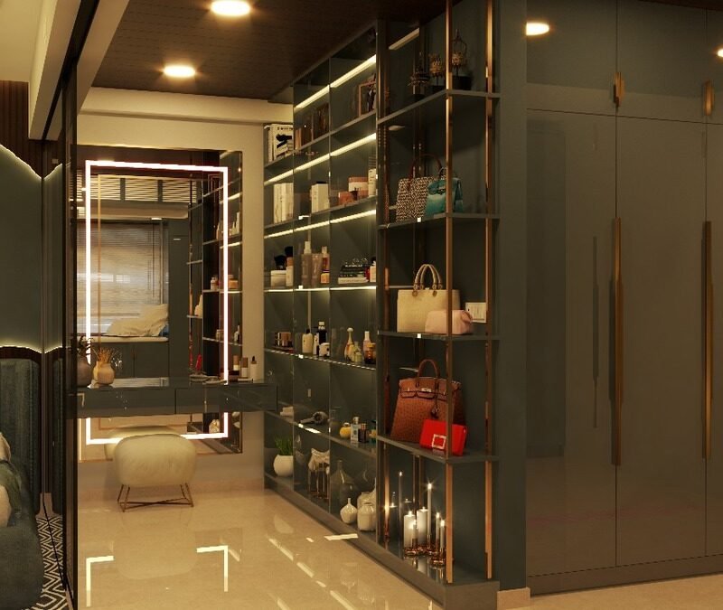 Mangalam Ecstasy- 4BHK -Wardrobe INTERIORS- DECFORT