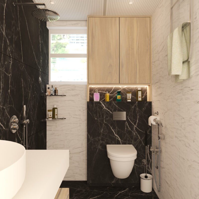 Mangalam Ecstasy- 4BHK – Bathroom Interiors- DECFORT