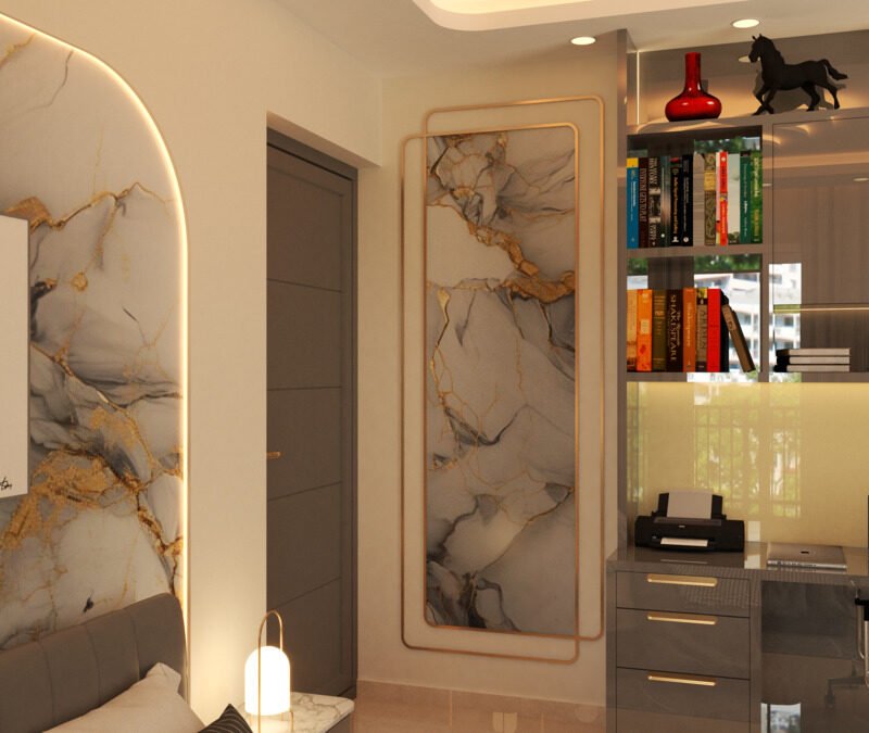 Mangalam Ecstasy- 4BHK – Smart Spaces Interiors- DECFORT