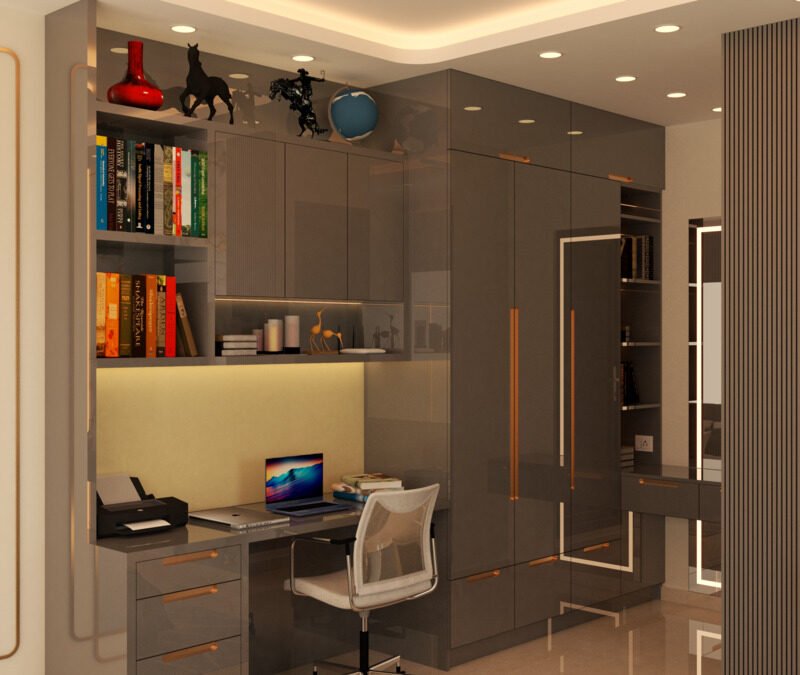 Mangalam Ecstasy1- 4BHK – Smart Spaces Interiors- DECFORT