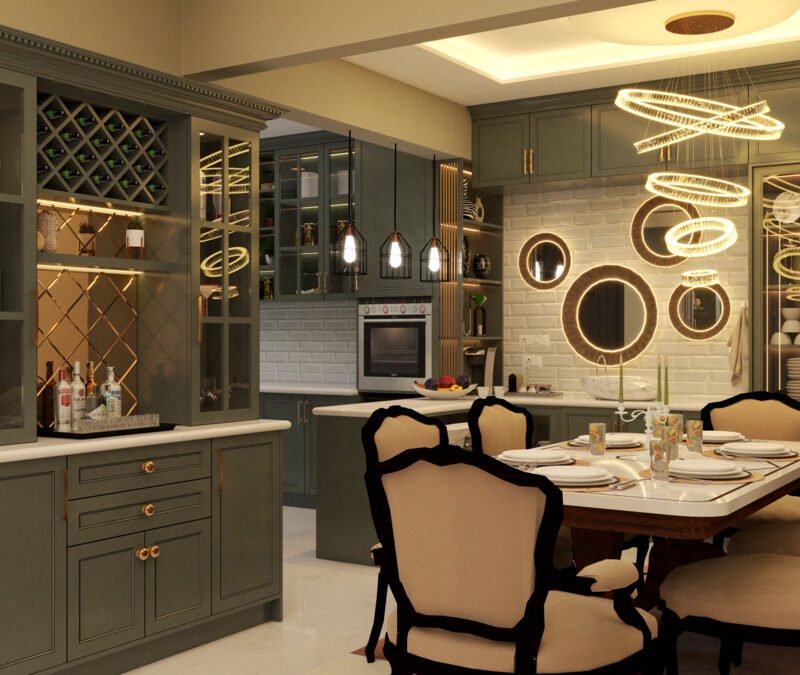 Mangalam Ecstasy- 4BHK – Living Interiors-01- DECFORT