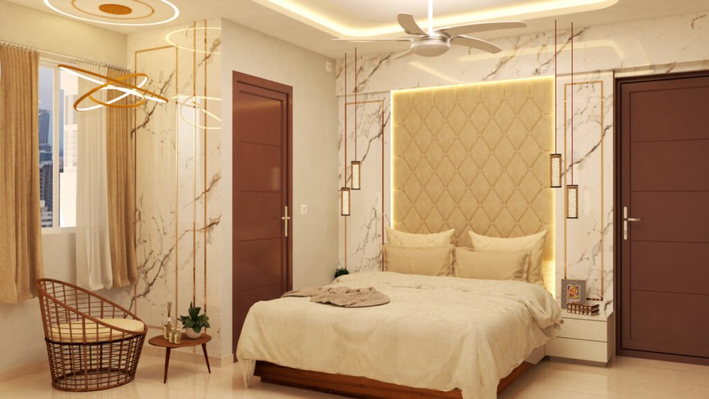 Mangalam Ecstasy- 4BHK - Bedroom Interiors