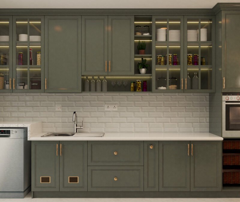 Mangalam Ecstasy1- 4BHK – Kitchen Interiors- DECFORT