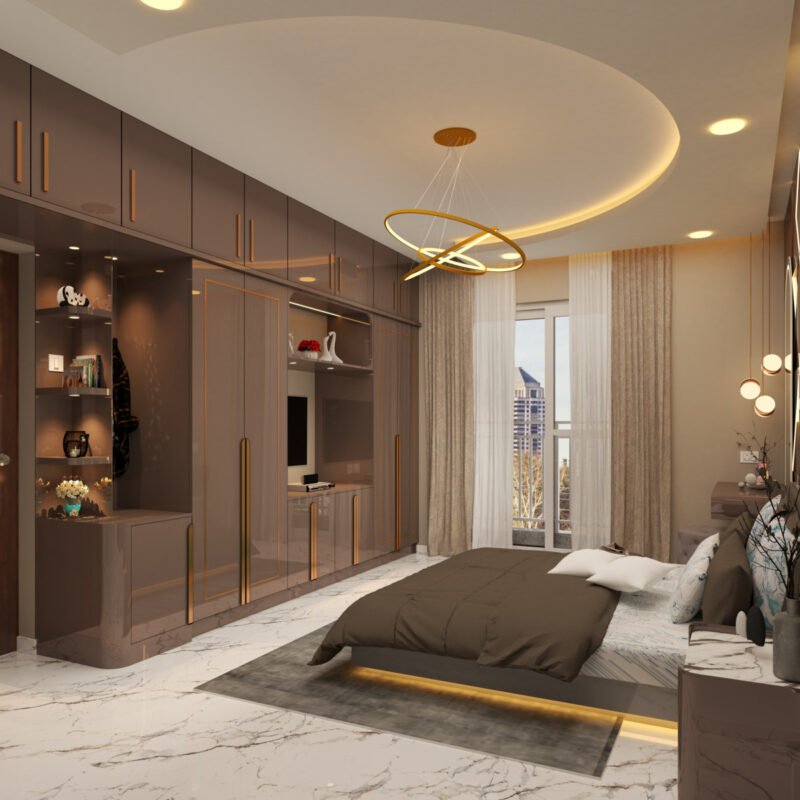 Purvankara2- Bedroom Interiors – DECFORT