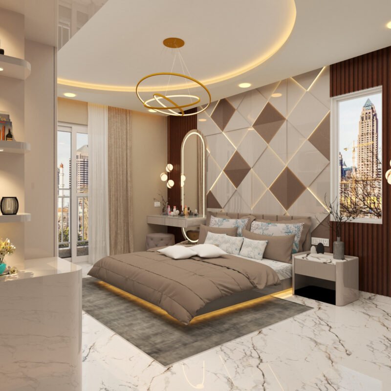 Purvankara- Bedroom Interiors- DECFORT