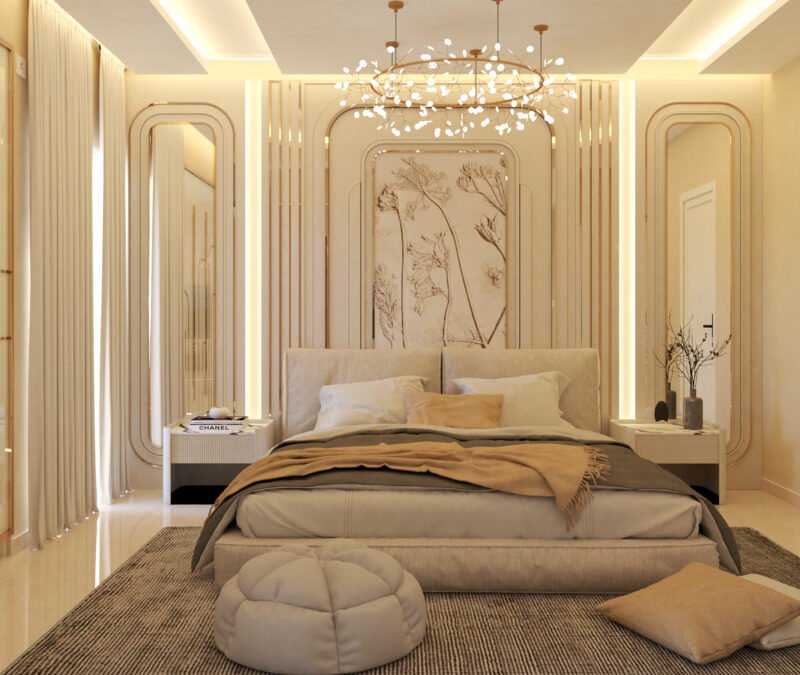 Sekhar Altraus3- 3BHK – Bedroom Interiors- DECFORT