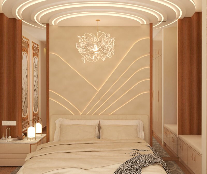 Sekhar Altraus1- 3BHK – Bedroom Interiors _ DECFORT